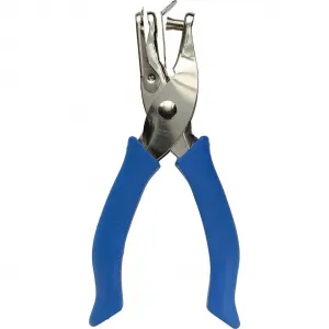 Děrovačka Titanum Craft-Fun Series s gumovou rukojetí na 1 díru modrá (D1)