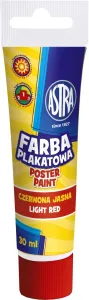 Astra plakátové barvy barva: jasně červená 30ml 1 barva.