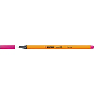 Inkoustové pero Stabilo, růžové 0,4 mm, 1 barva (88/56)
