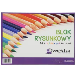 Kreslicí blok Vector color A4 mix 80g 20k