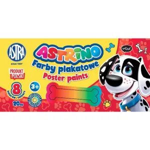 Barva plakátových barev Astra: mix 20 ml 8 barev. (301221002)