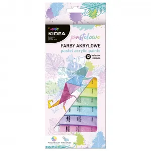 Akvarelové barvy Kidea 12 ml 12 barev. (FAAP12KA)