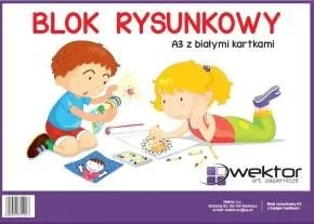 Kreslicí blok Vector A3 bílý 80g 20k 297mm x 420mm