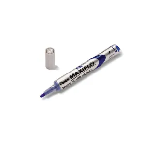Popisovač Pentel na suché stírání, modrý, kulatý hrot 1,1-2,2 mm