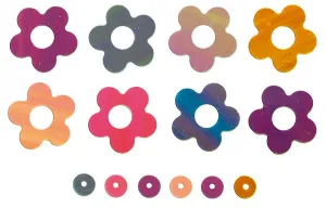 Titanum Craft-Fun Series konfety květy 19mm pastelové (11wc005)