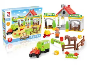 Plastové bloky Icom Farma 81 kusů (7161812)