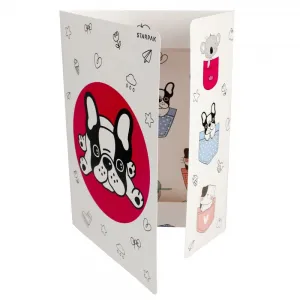 Kartonový pořadač s gumičkou Starpak Minisy A4 barva: mix (491062)