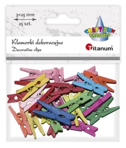 Dřevěný ornament Titanum Craft-Fun Series spony (C039)