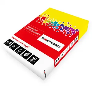 Emerson barevný papír 4066 A4 - žlutý 160g (xem416066)