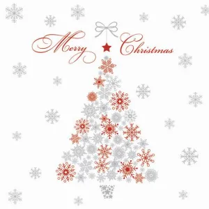 Ubrousky Pol-mak s hvězdičkou - mix 330 mm x 330 mm (Sd GW)