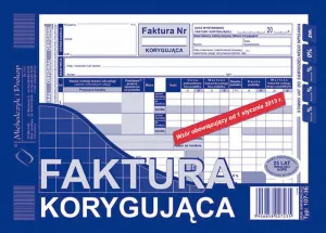 Vlastní tisk Michalczyk i Prokop Opravná faktura DPH čistá plná A5 A5 80k. (107-3E)
