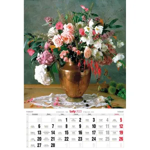 Vícepanelový pruhovaný nástěnný kalendář Avanti 285 mm x 420 mm (5901769620476)