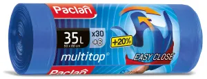 Pytel na odpadky Paclan 35L barva: modrá 35L 36 ks