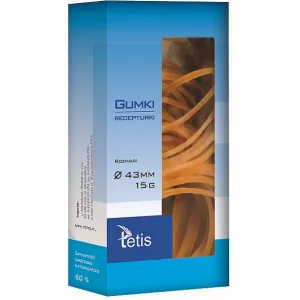 Plastové gumy Tetis 15g o průměru 43 mm (GG201-A)