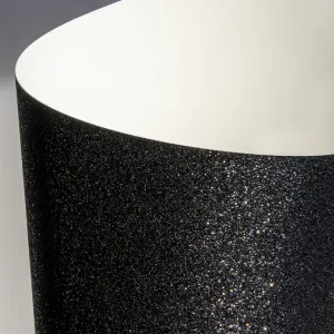 Dekorační papír (vizitkový) Galeria Papieru glitter A4 - černý 210g (208107)