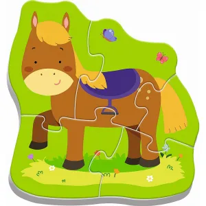 Puzzle Trefl baby klasická zvířátka na venkově 3, 4, 5, 6 el. (36070)
