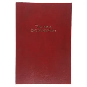 Podpisová složka Barbara A4 - bordó 8k. (1822200)