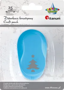 Titanum Craft-Fun Series 25mm dekorativní děrovačka na vánoční stromeček (T-8810-43)