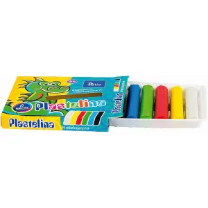 Tetis Plastelína mix 6 barev 15g (KP001-A)