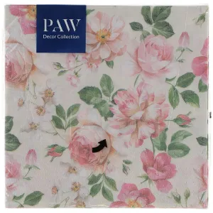 Ubrousky Paw Lunch Roses Glory (krémové) - mix 330 mm x 330 mm (SDL127611)