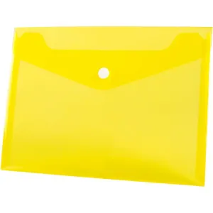 Tetis plastový pořadač na knoflíky obálka str. A5 barva: žlutá 140 mic. 165 mm x 225 mm (BT610-Y)