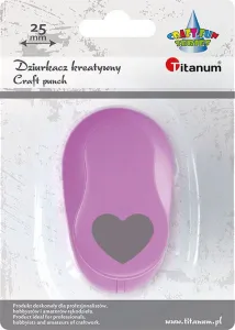 Titanum Craft-Fun Series 25mm dekorativní děrovač srdcí (T-8810-5F)
