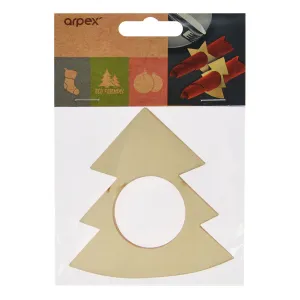 Kroužky na ubrousky Arpex Hvězdy na vánoční stromeček 4ks. (BN1505)