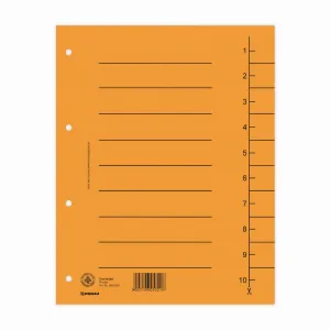 Donau A4 - barevný mix čísel 250g 100k 1-10 235mm x 300mm (8610001S-99)