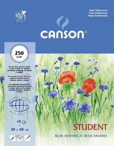 Canson Studentský blok A3 250g 10k 300 mm x 400 mm (200005507)
