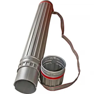 Titanová plastová nastavitelná trubka dlouhá. 600-1100 mm ? 85 mm šedá
