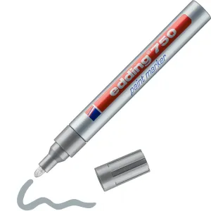 Specializovaný popisovač Edding, stříbrný 2,0-4,0 mm, kulatý hrot (750/054/S ED)