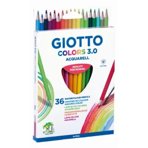Akvarelové tužky Giotto Colors 3.0 Aquarell 36 barev (277300)