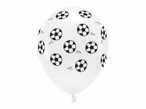 Partydeco Eco pastelový gumový balónek, kuličky bílé 330 mm (ECO33P-203-008-6)