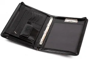 Jan-Pol Bis BUSINESS konferenční složka s uchem A4 - černá 380 mm x 260 mm (AK-04N)