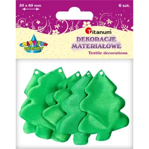 Látková ozdoba na vánoční stromeček ze série Titanum Craft-Fun (BY285G)