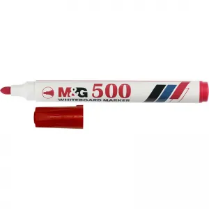Popisovač M&G na suché stírání, červený, kulatý hrot 1,0-2,0 mm (AWM26173330100H)