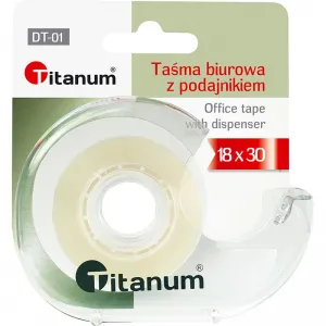 Zásobník na titanovou pásku - transparentní (DT-01)