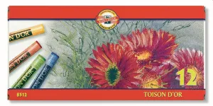 Suché pastely Koh-I-Noor 12 barev (8512)