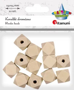Dřevěné ozdobné korálky řady Titanum Craft-Fun (22TH401-11)