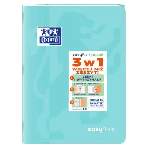 Sešit Oxford EASYBOOK PASTEL A5 60k. Šňůra 90g (400161236)