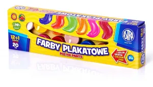 Astra plakátové barvy barevné: mix 20 ml 13 barev. (301115005)
