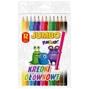 Fun&Joy Jumbo pastelky 12 barev (ZH0107)