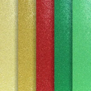 Dekorační papír (vizitky) Galerie papíru Glitter A4 - různé 210g (208166)