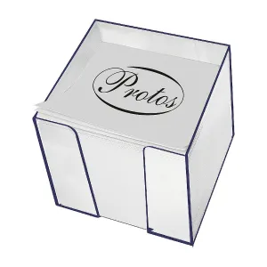Protos papírová kostka - bílá 85 mm x 85 mm x 80 mm
