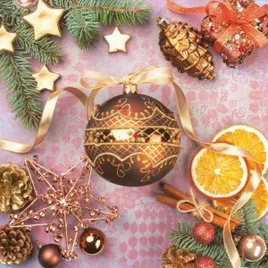 Vánoční ubrousky Pol-mak - mix 330 mm x 330 mm (SL GW)