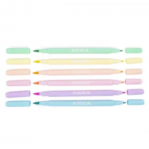 Flamaster Kidea Pastel 6 barev (FDPBB6KA)