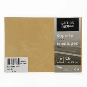 Argo perleťová zlatá k 150g C6 obálka - zlatá (280288)