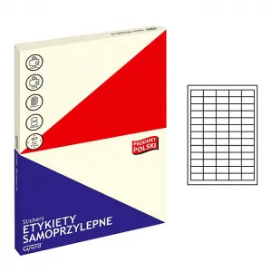 Samolepicí štítek Grand A4 - bílý 38 mm x 21,2 mm (001)