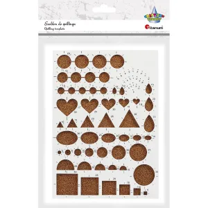 Šablona příslušenství pro quilling řady Titanum Craft-Fun (16195)