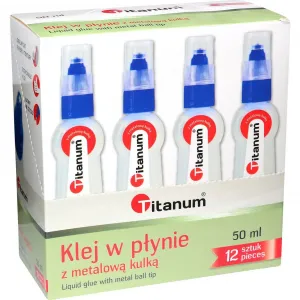 Tekuté lepidlo Titanum s kovovou kuličkou 50ml